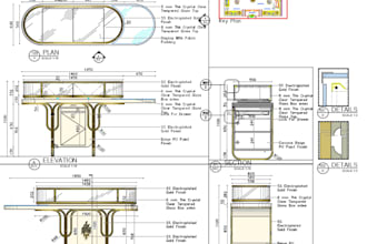 draft accurate furniture and interior joinery drawings