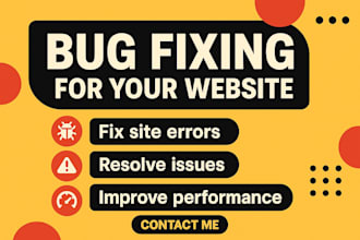 debug and fix issues on wordpress, PHP, HTML, CSS, or javascript