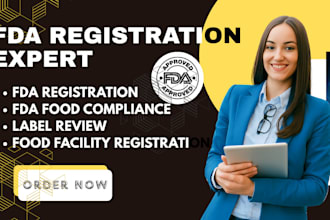 handle fda facility registration, drug listings, fsvp compliance, and medical