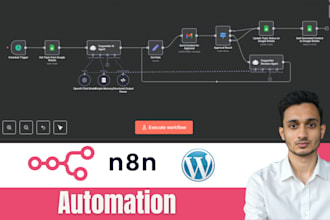 do n8n automation, chatbots, blog and rag agents, apis