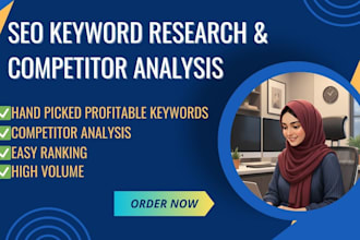 do SEO keyword research and competitor analysis