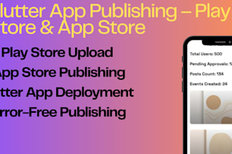 publish your flutter app to google play store and apple app store