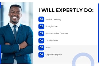 do purdue global courses, sophia learning courses, wgu, touchstones,straightline
