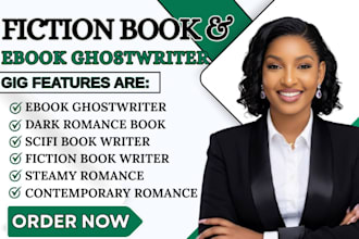 fiction ghostwriter mafia dark romance ebook writer contemporary romance novel