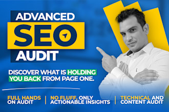 do an advanced website SEO audit for better google rankings