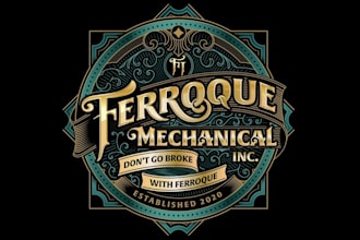 design awesome steampunk and vintage logo for you