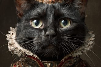 design your royal renaissance pet portrait