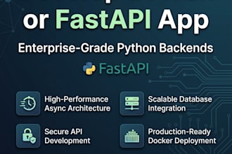 develop a flask or fastapi app