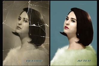 do amazing photo restoration in 24 hrs