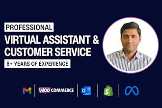 provide virtual assistant and customer service