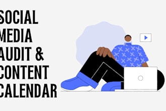 create a social media strategy, audit, and content calendar