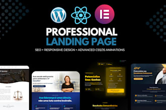 create high converting landing page