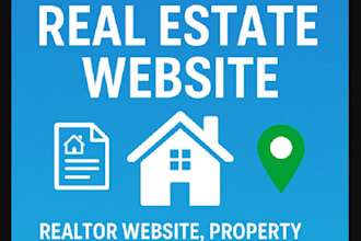 design realtor website, property listing, house rentals, real estate website