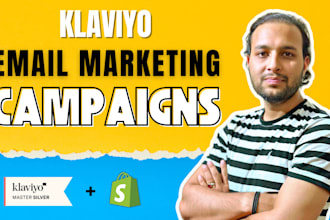 create klaviyo email campaigns for shopify