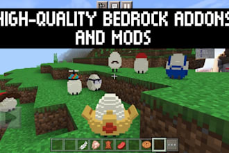 code, create high quality bedrock addons for your bedrock or java server