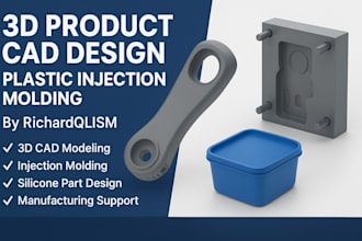 do 3d product cad design 3d silicone plastic injection molding for manufacturing