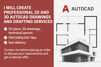 create professional autocad drawings and drafting services