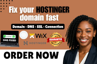 connect domain and fix dns issues on hostinger