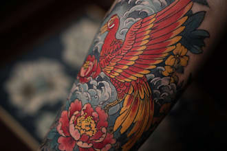 draw japanese traditional tattoo design
