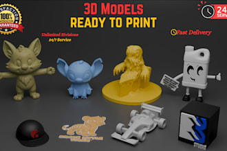 convert your 2d image into 3d stl file for 3d printing