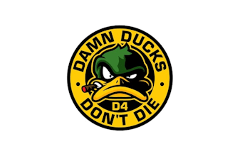 design awesome classic duck hunters logo
