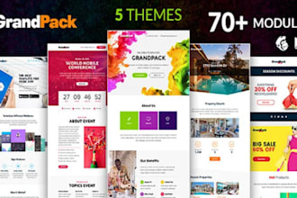 design a professional HTML email template or newsletter