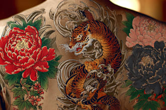 design an oriental or japanese tattoo for you