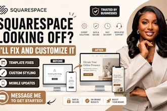 fix squarespace website issues and customize your website