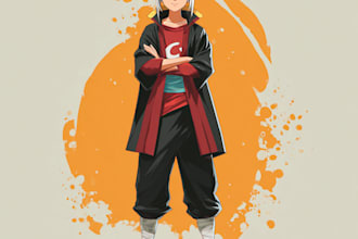 do anime character illustration