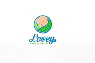 design baby care child care kids daycare mother care logo