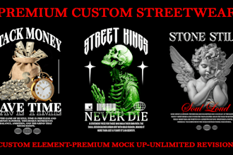 design custom streetwear t shirt