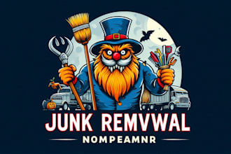 create junk removal logo in 14 hours