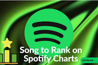 promote your song to rank on spotify charts organically