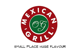 design high quality super mexican grill logo