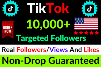 increase your tiktok followers from usa 20,000 number super fast
