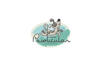 design amazing dog agility training business logo