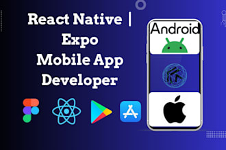 convert PSD, xd, figma to react native expo mobile app, android ios ai api