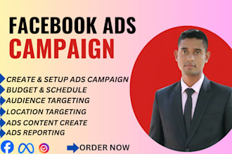 setup and manage facebook and instagram ads, meta ads, for sales and leads