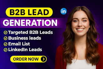 find targeted b2 lead generation linkedin leads email list building sale leads