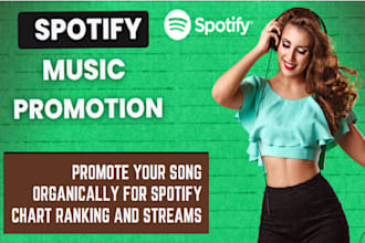 promote your song organically for spotify chart ranking and streams