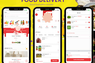create multivendor food, grocery, parcel, pharmacy