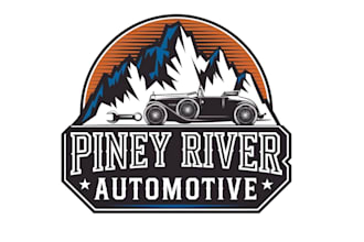 design eye catchy mountain rider logo