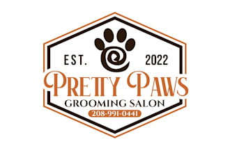 design an unique paws logo bonus free editable file