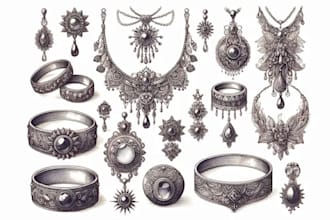 professional jewelry sketch design your concept