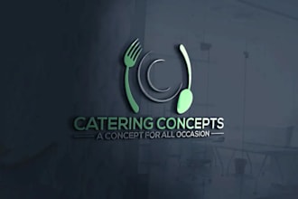 do restaurant, catering, caribbean food, cafe, bakery logo design