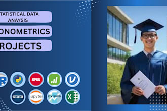 assist with assigned statistical data analysis and econometrics projects in spss