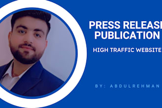publish your press release content on PR website