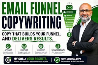 write evergreen email funnel copywriting for your business