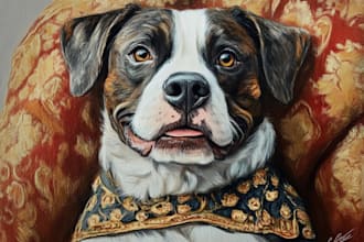 paint a portrait for your pet, any animal