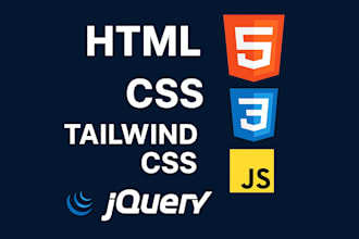 create responsive websites using HTML, CSS, bootstrap, javascript